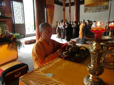 雁荡山能仁寺隆重举行浴佛法会(图9)