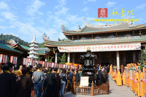 南普陀寺癸巳年水陆空普度大斋胜会圆满隆重举行送圣仪式(图17)
