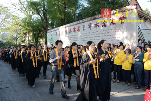 南普陀寺癸巳年水陆空普度大斋胜会圆满隆重举行送圣仪式(图52)