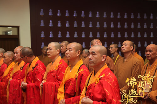 第五届海峡论坛·闽台佛教教育交流研讨会第二坛两岸和平祈福大法会在金门隆重举行(图3)