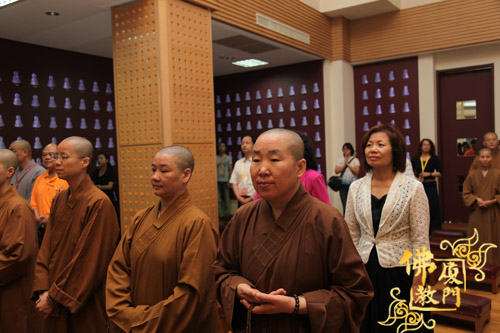 第五届海峡论坛·闽台佛教教育交流研讨会第二坛两岸和平祈福大法会在金门隆重举行(图7)